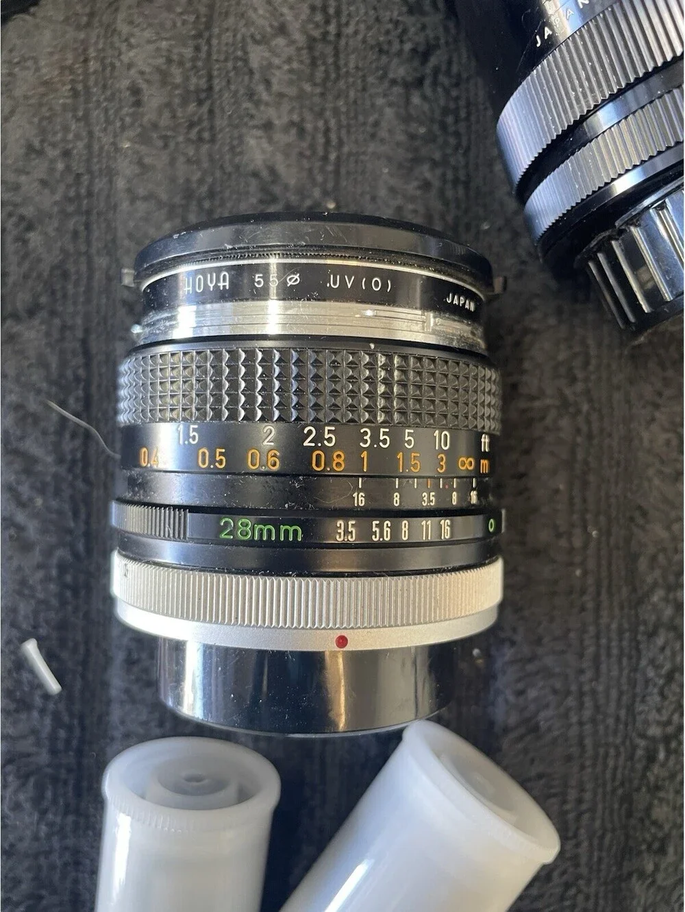 CANON F-1 FILM CAMERA WITH LENSES, CASE, FILM AND MORE  *TESTED, READ DESC*